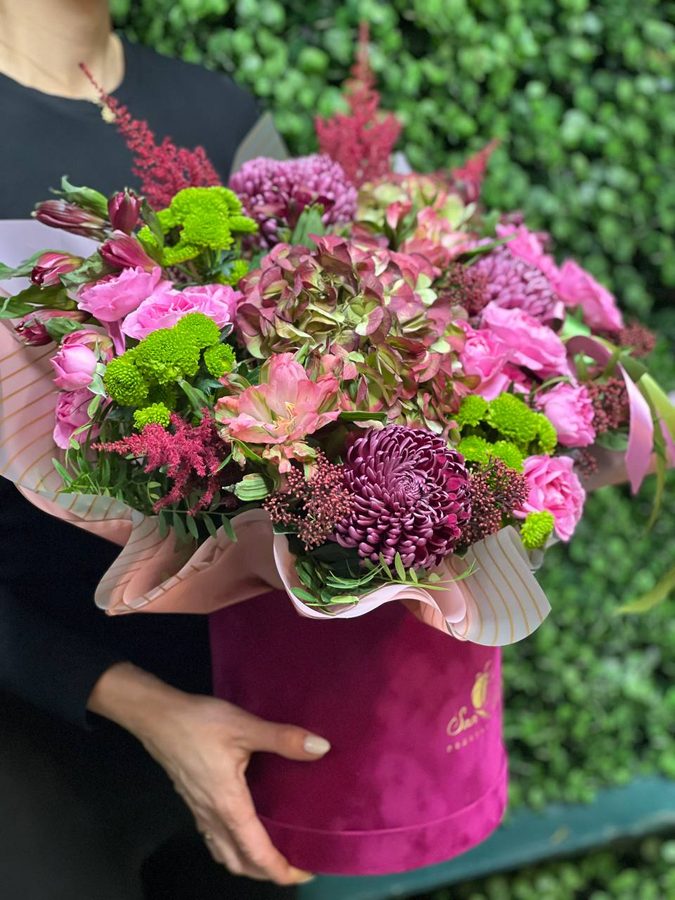 Корпоративные праздники — букеты SANFLOWERS